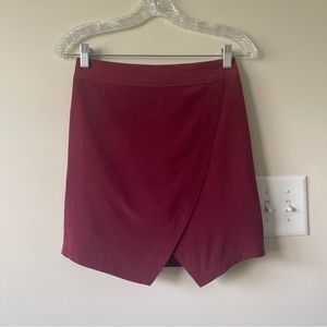 Madewell 100% silk mini skirt